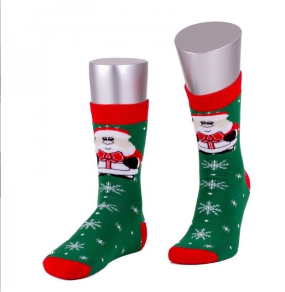 Lusana Weihnachts-Mann-Socken 99